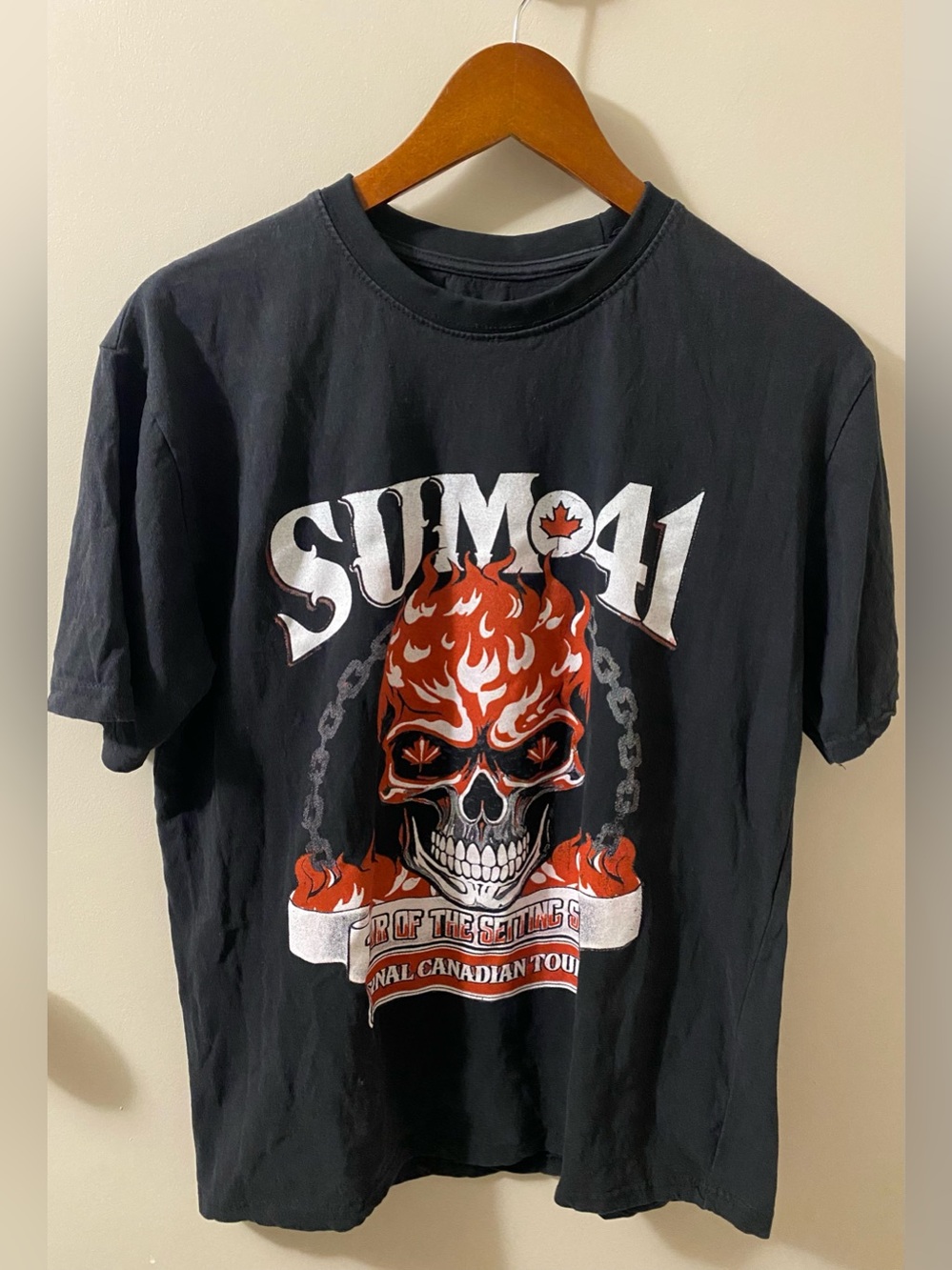 Sum 41 Tour Of The Setting Sum Final Tour Shirt